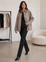 Hensley Wool Overshirt Jacket - Image 3