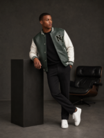 Beckham Letterman Varsity Jacket - Image 2
