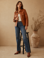 Roan Leather Western Jacket - Image 4