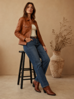 Roan Leather Western Jacket - Image 2
